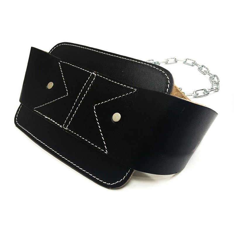 Weightlifting Leather Dip Belt