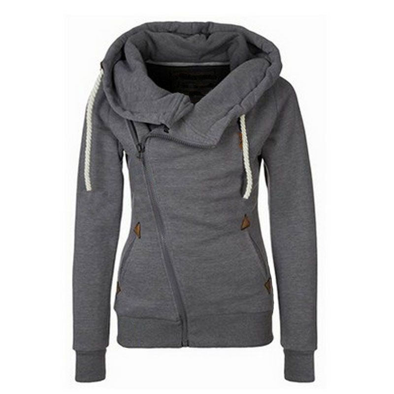 Women Zipper Hood