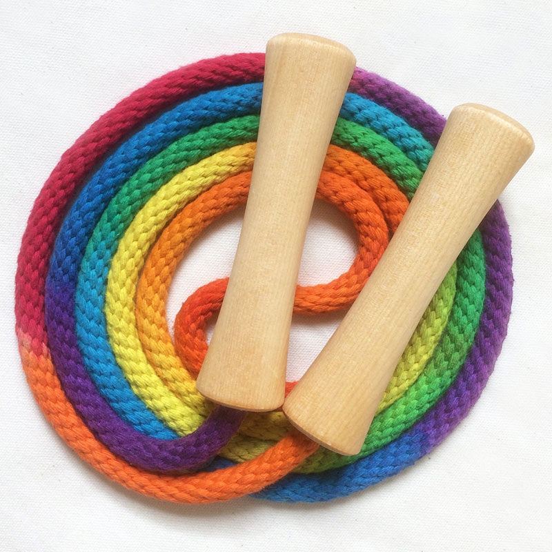 Wooden Handle Jumping Rope